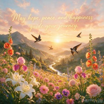 Best Birthday Wishes – May Hope, Peace, and Happiness Guide Your Journey