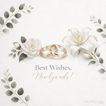 Best Wishes, Newlyweds!