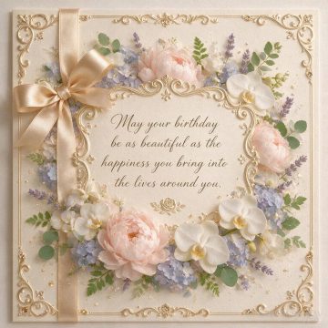Beautiful Birthday Quote for Her – As Beautiful as the Happiness You Bring