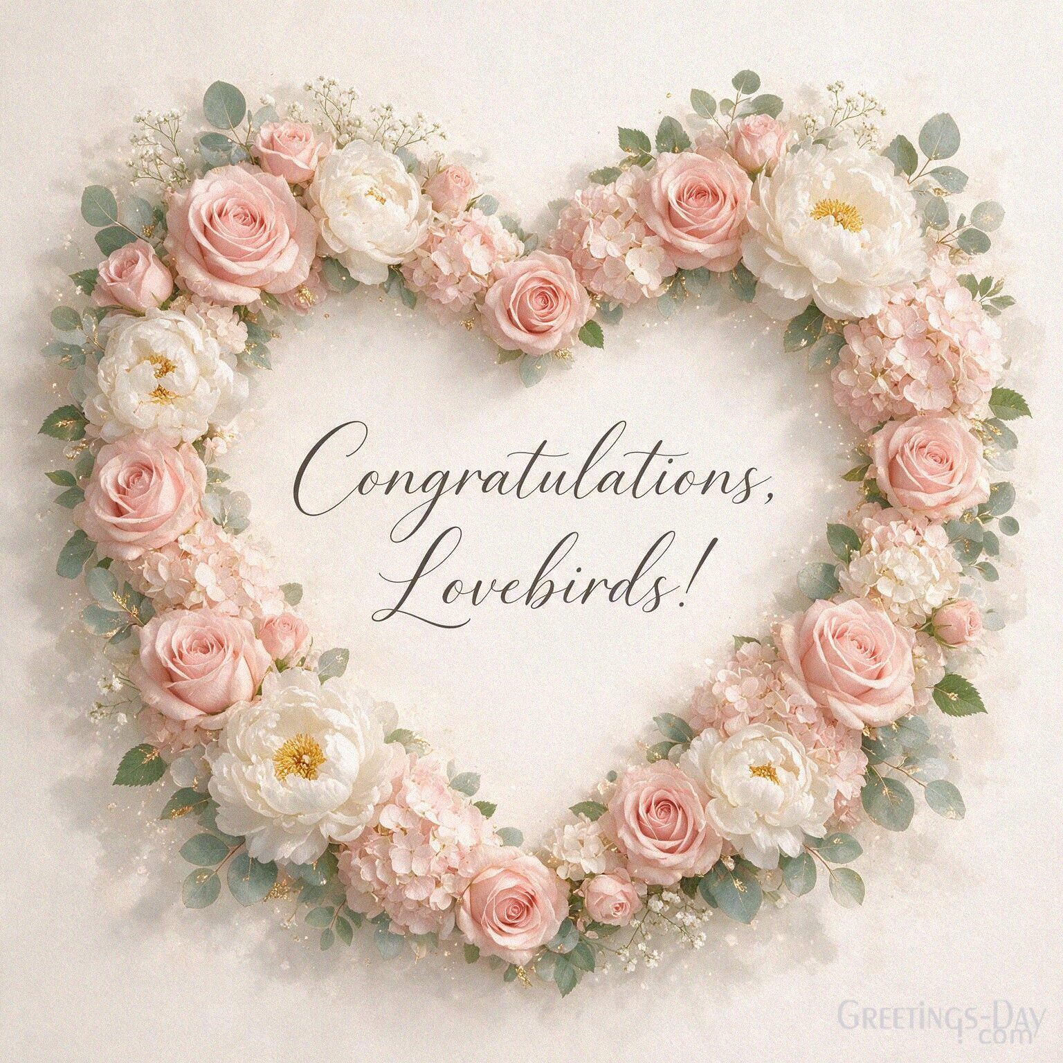 Congratulations, Lovebirds!