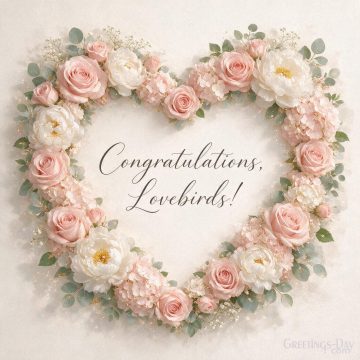 Congratulations, Lovebirds!