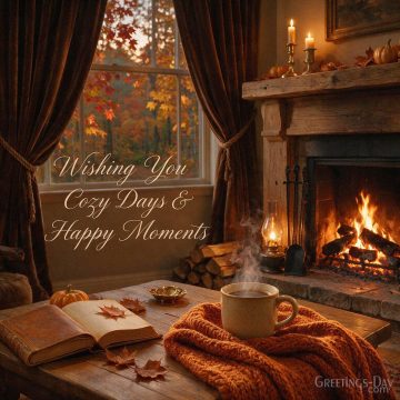 Wishing You Cozy Days & Happy Moments