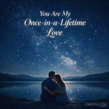 You Are My Once-in-a-Lifetime Love