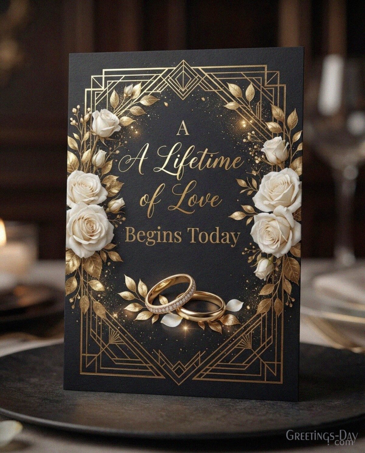 A Lifetime of Love Begins Today