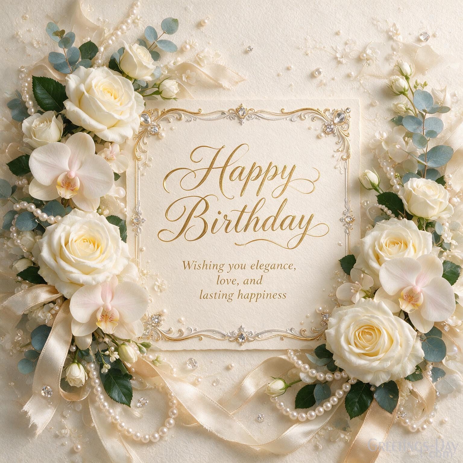 Happy Birthday – Wishing You Elegance, Love, and Lasting Happiness