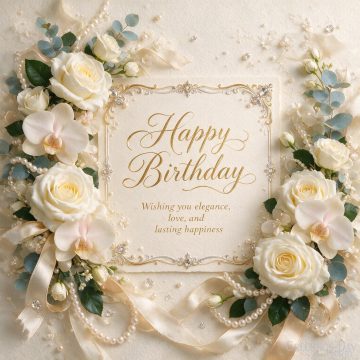 Happy Birthday – Wishing You Elegance, Love, and Lasting Happiness