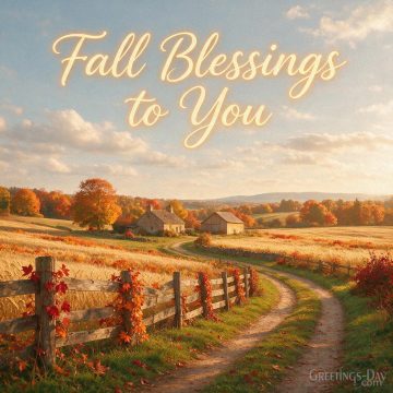 Fall Blessings to You