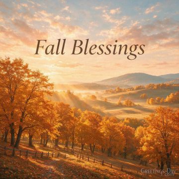 Fall Blessings
