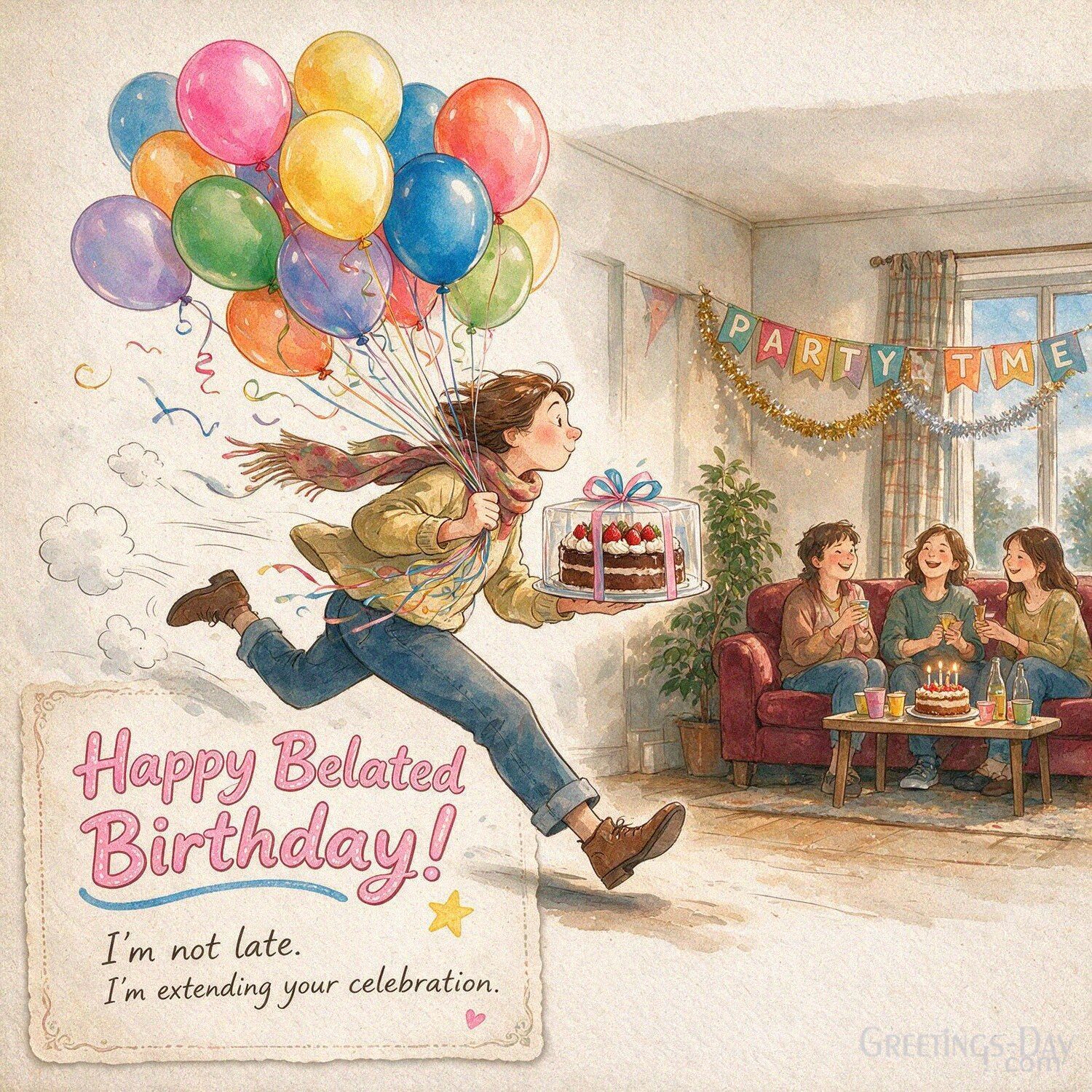 I’m Just Extending Your Birthday Celebration