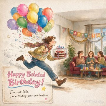 I’m Just Extending Your Birthday Celebration