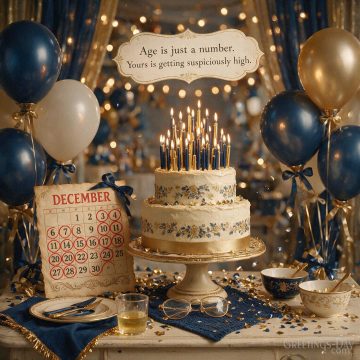 Funny Birthday About Getting Older – Age Is Just a Number