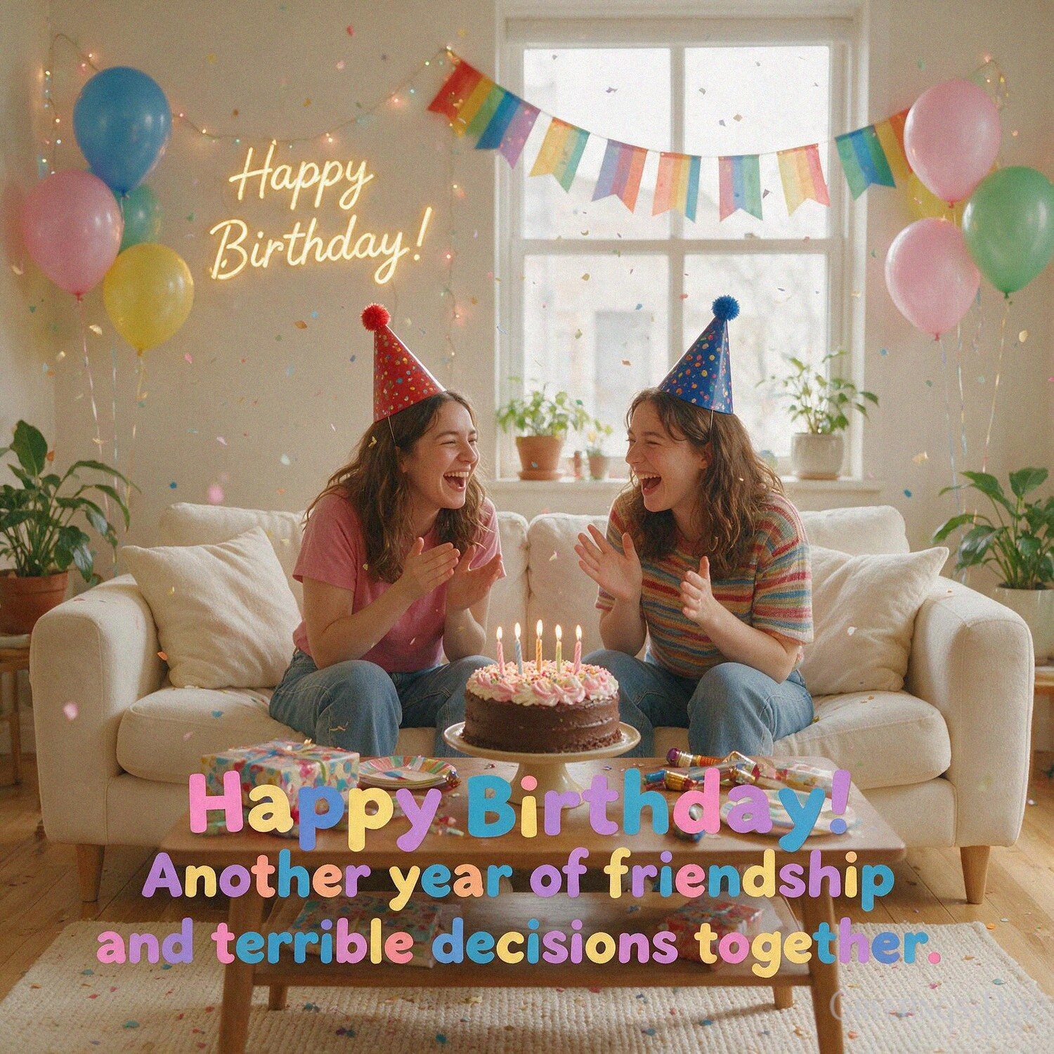 Funny Birthday for Best Friend – Another Year of Terrible Decisions