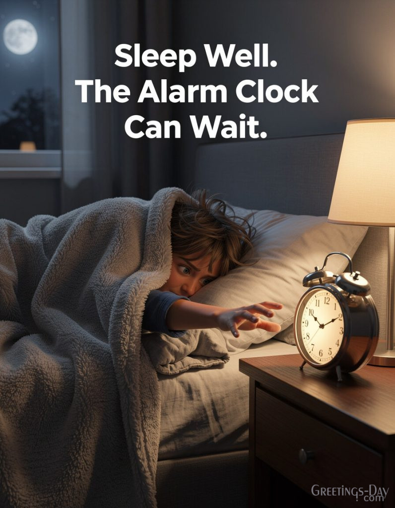funny-bedtime-image-alarm-clock-can-wait with the text