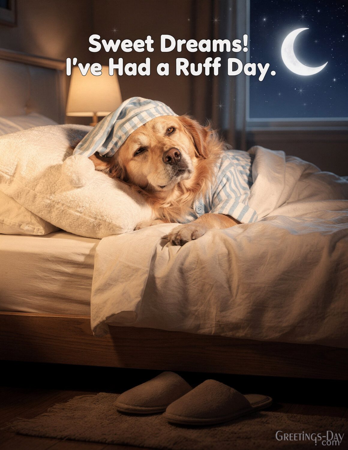 Sweet Dreams! I’ve Had a Ruff Day.