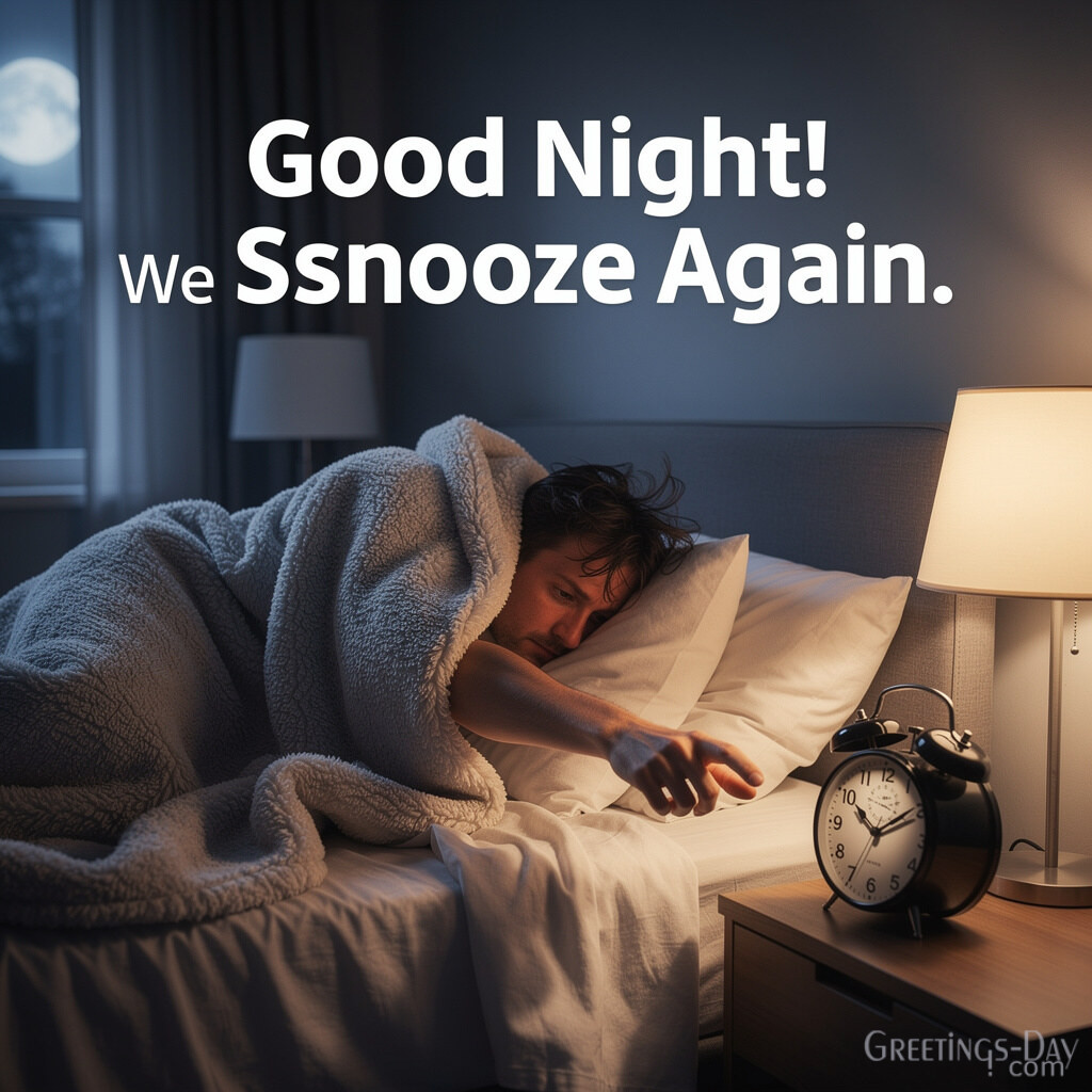 funny-good-night-meme-tomorrow-we-snooze-again with the text