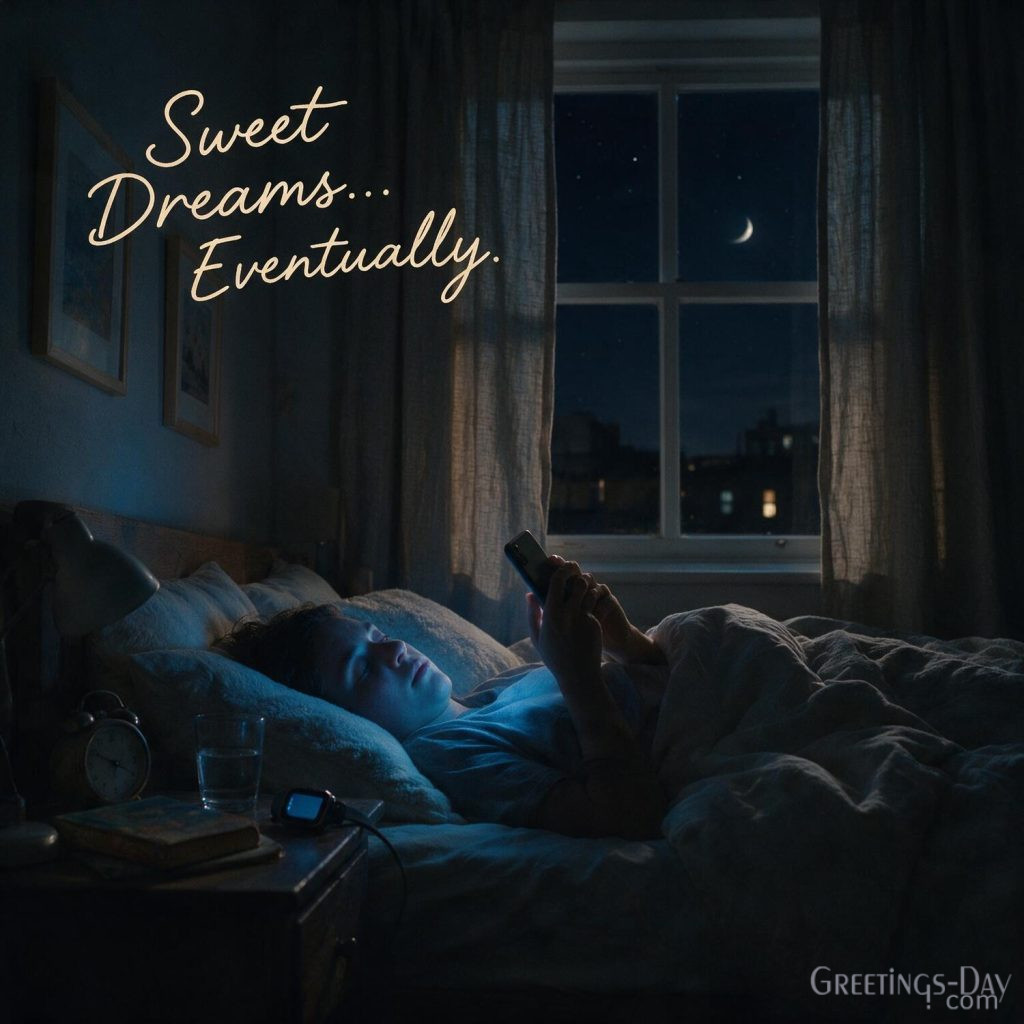 funny-good-night-picture-sweet-dreams-eventually with the text 