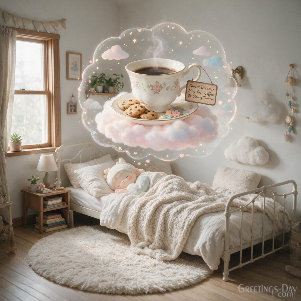 funny-good-night-wish-strong-coffee-tomorrow with the text