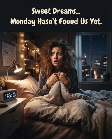 Sweet Dreams… Monday Hasn’t Found Us Yet.