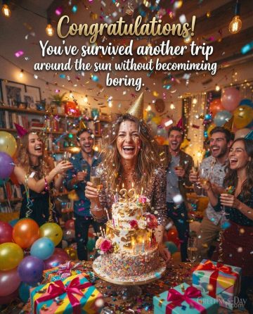 Funny Happy Birthday – Another Trip Around the Sun