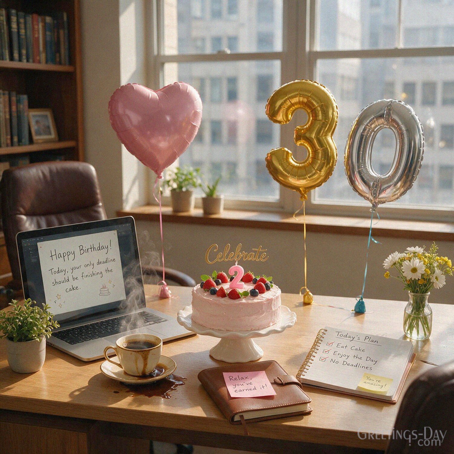 Funny Office Birthday – Your Only Deadline Is Cake
