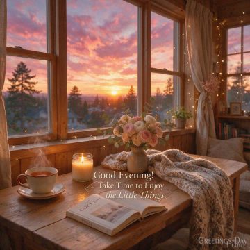 Good Evening! Take Time to Enjoy the Little Things