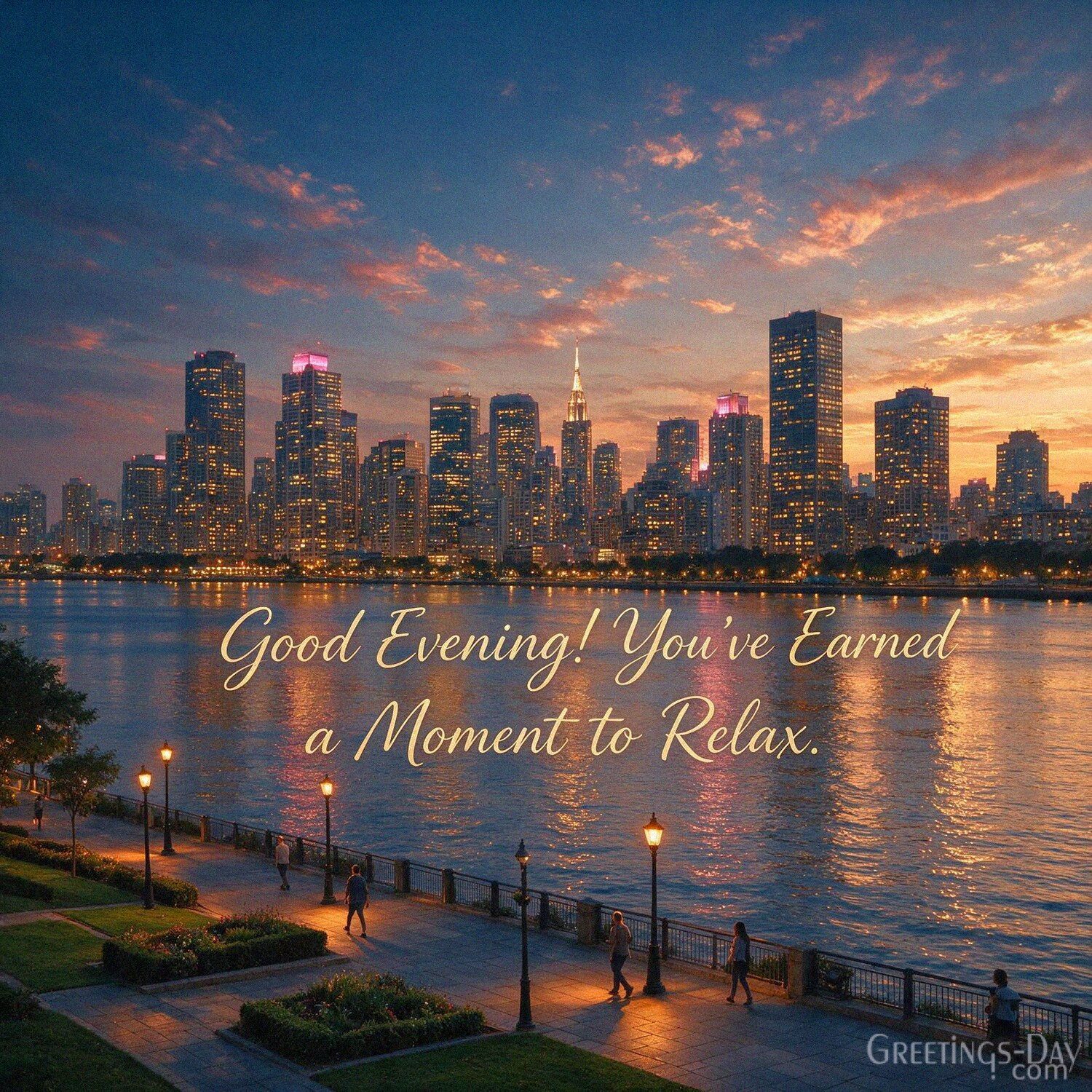 Good Evening! You’ve Earned a Moment to Relax