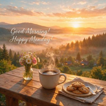 Good Morning! Happy Monday!