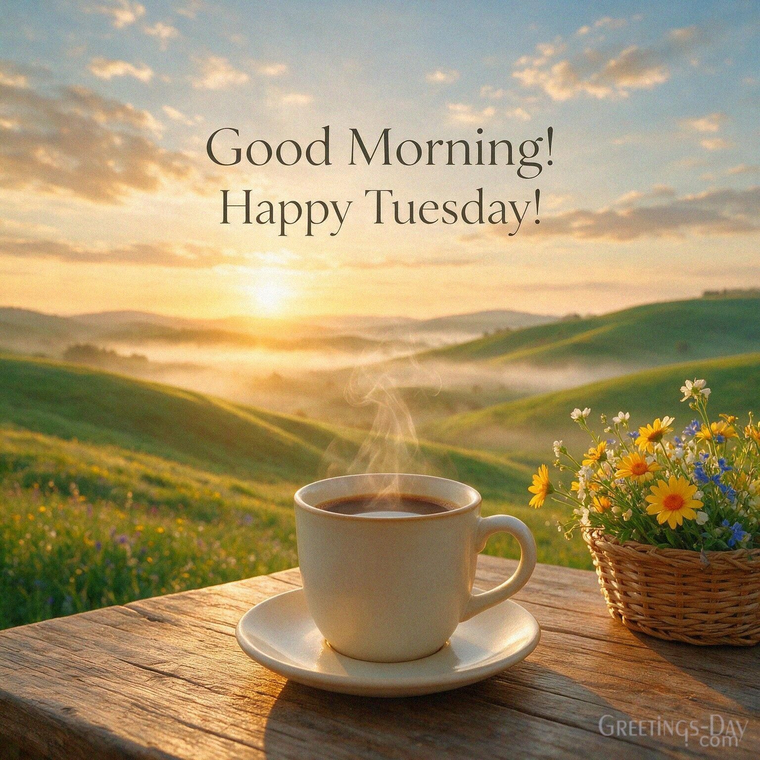 Good Morning! Happy Tuesday!