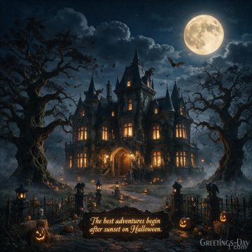 The Best Adventures Begin After Sunset on Halloween