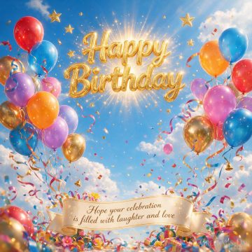 Happy Birthday – Hope Your Celebration Is Filled with Laughter and Love