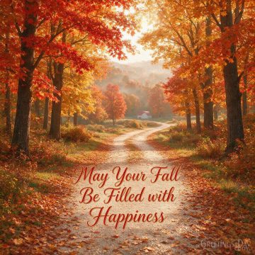 May Your Fall Be Filled with Happiness