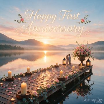 Happy First Anniversary