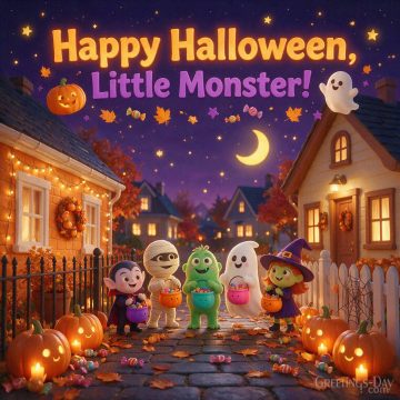 Happy Halloween, Little Monster!