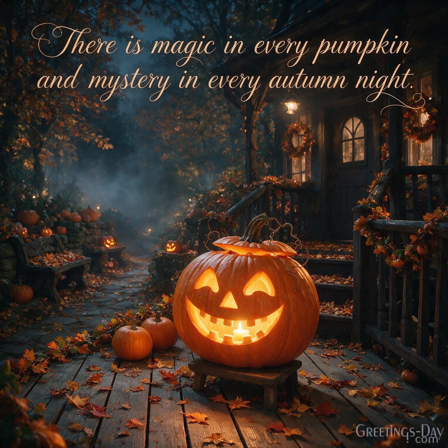 There Is Magic in Every Pumpkin and Mystery in Every Autumn Night
