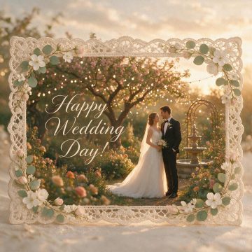 Happy Wedding Day to a Wonderful Couple