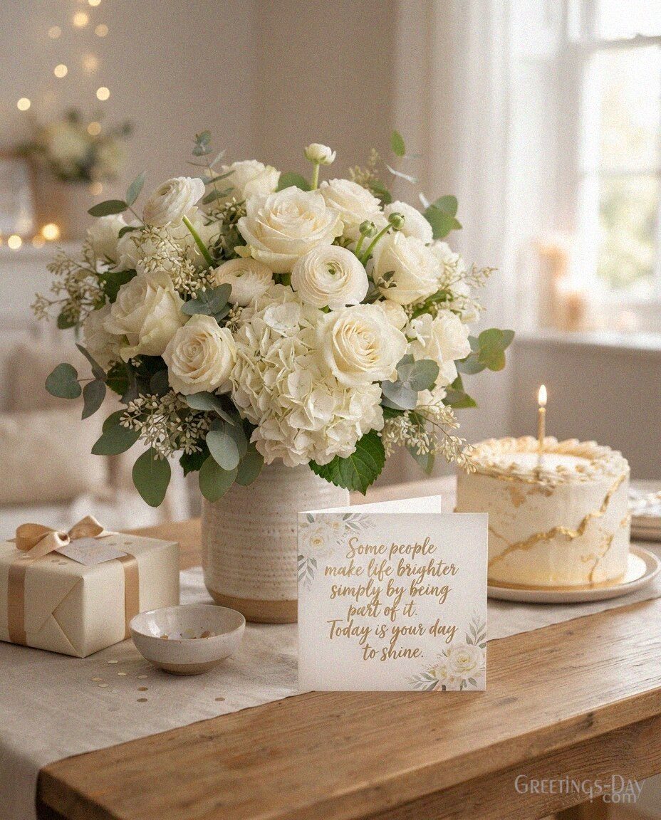 Heartfelt Birthday Quote – Today Is Your Day to Shine