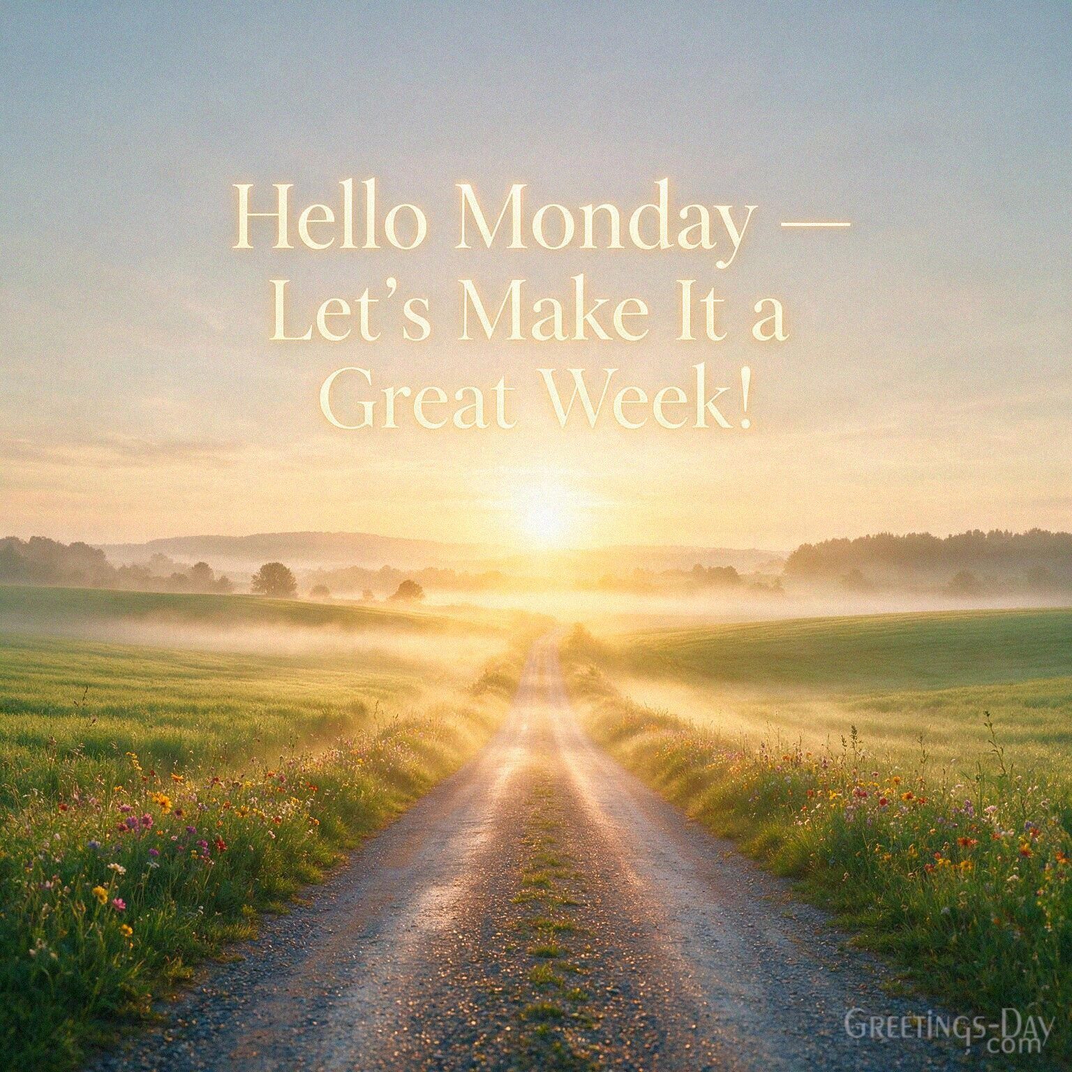Hello Monday — Let’s Make It a Great Week!
