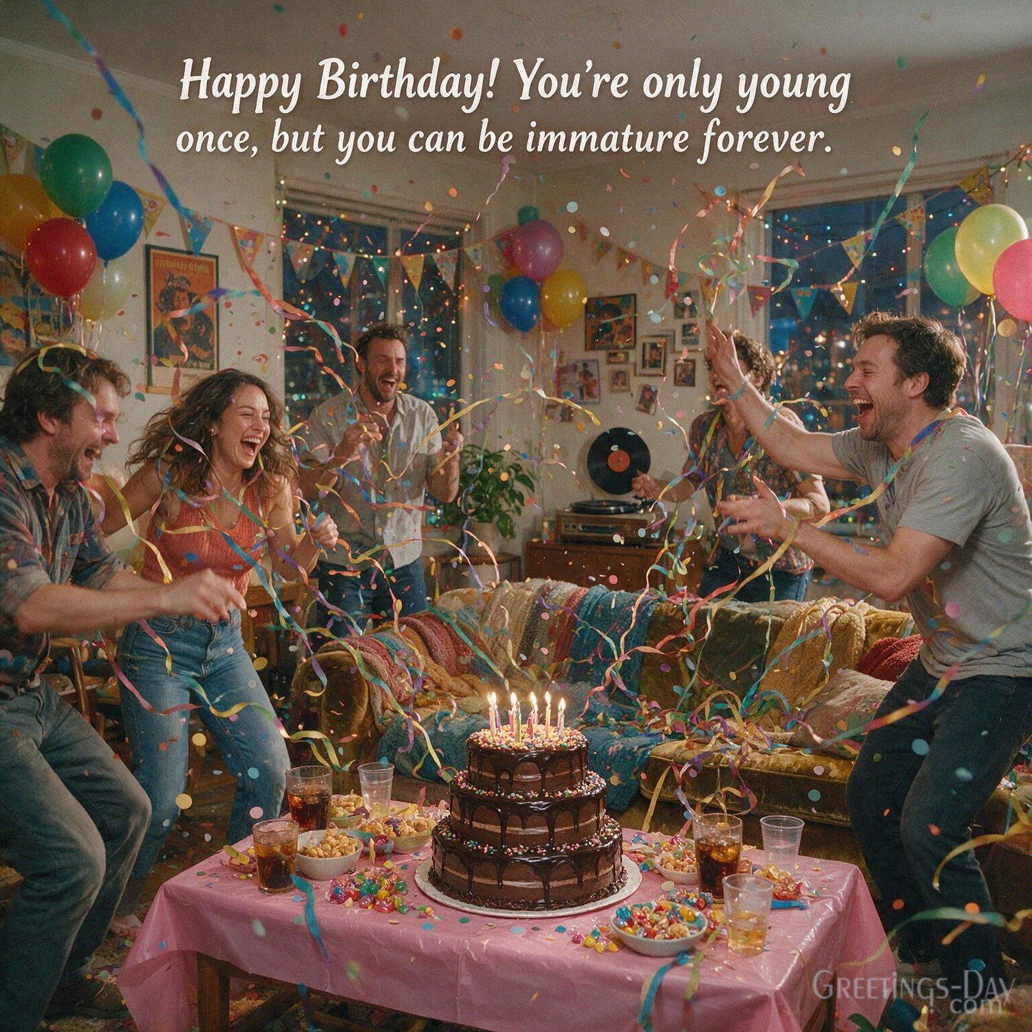 Hilarious Birthday Wishes – Immature Forever