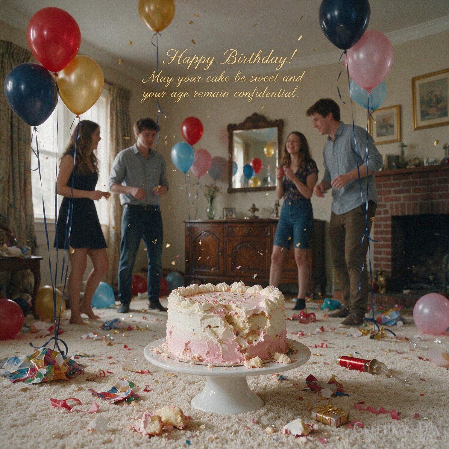 Hilarious Funny Birthday – Keep Your Age Confidential
