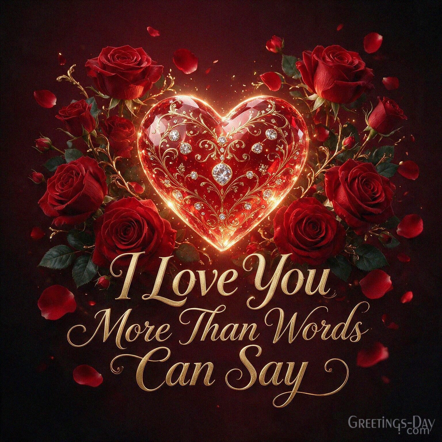 I Love You More Than Words Can Say