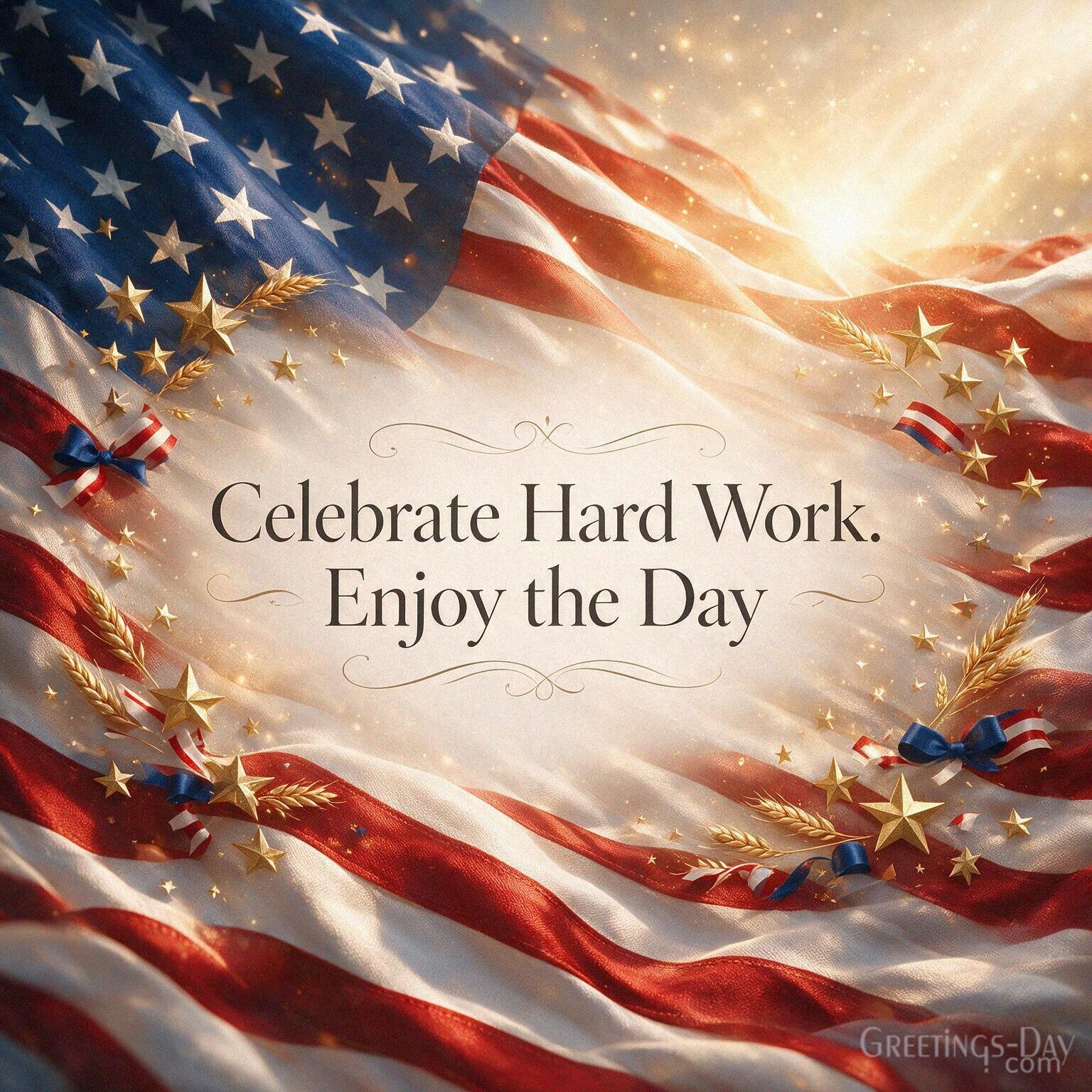 Celebrate Hard Work. Enjoy the Day.