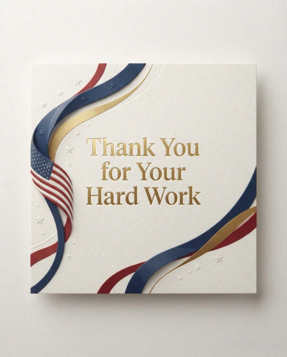 Thank You for Your Hard Work