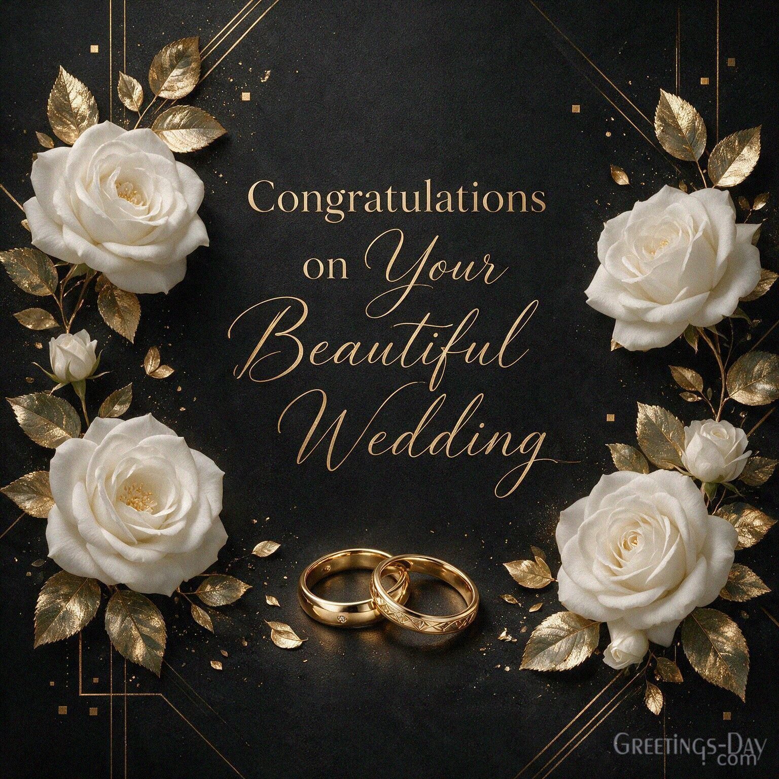 Congratulations on Your Beautiful Wedding