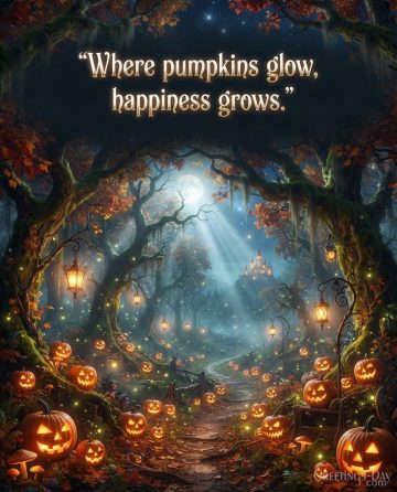 Where Pumpkins Glow, Happiness Grows