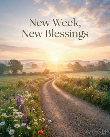 New Week, New Blessings