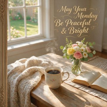 May Your Monday Be Peaceful & Bright