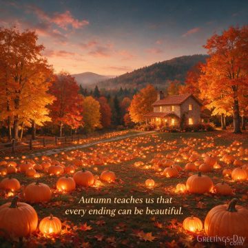 Autumn Teaches Us That Every Ending Can Be Beautiful