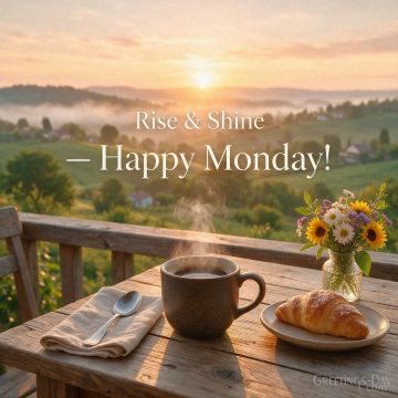 Rise & Shine — Happy Monday!