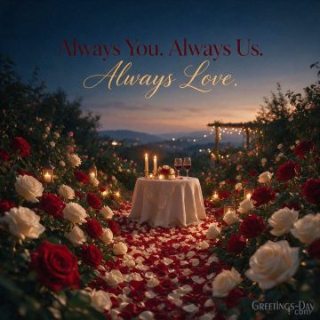 Always You. Always Us. Always Love.