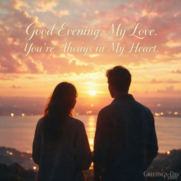 Good Evening, My Love. You’re Always in My Heart